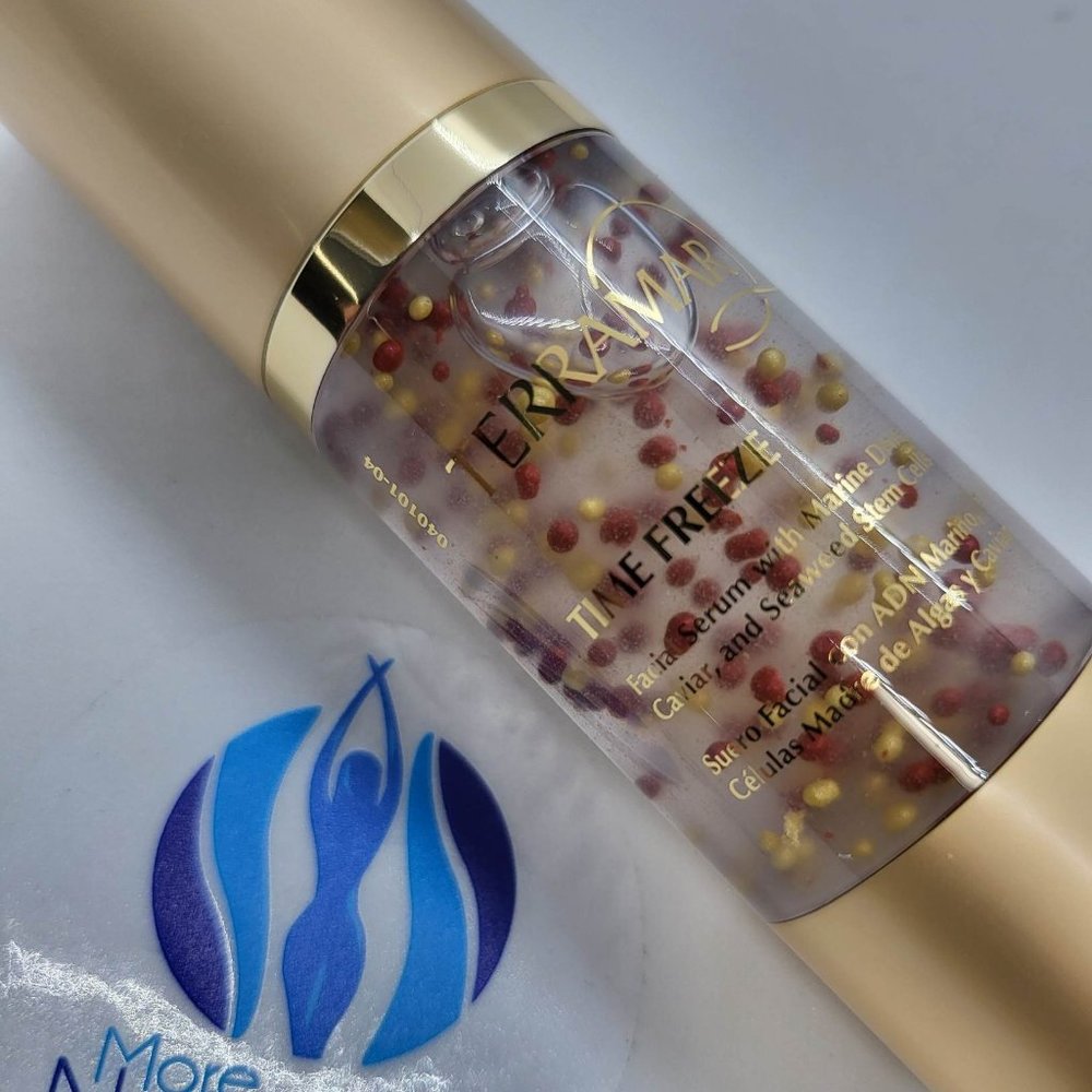 TerraMar Brands TIME FREEZE facial serum w/Marine DNA, Caviar, Seaweed Stem Cell